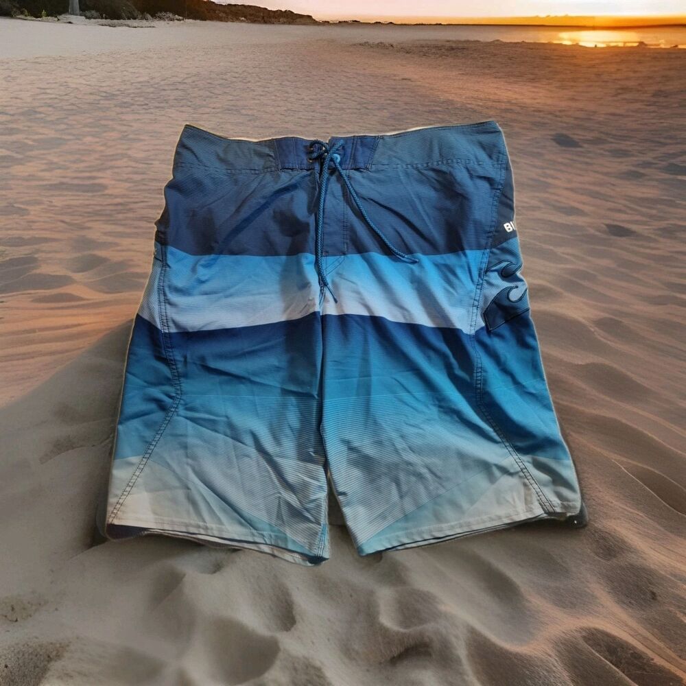 Billabong 34 Pro Men's Board Shorts Swimming Trunks Blue White 1525